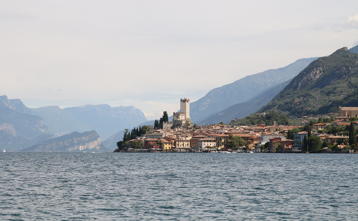 Picture of thecastle of Malcesine, Garda